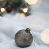 NAYSAYE Party Decoration and Accessories Glass Christmas Ball Ornaments Set of 12 for Christmas Tree Decors, Silver, 3"*3"*0.07" - 4 of 4