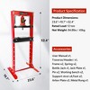 Hydraulic Shop Press, h-Frame Floor Bearing Press,Adjustable Height with Stamping Plates – Ideal for Bending, Straightening, Bearing/u-Joint Removal - 3 of 4