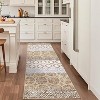 Washable Printed Rug Non Slip Low Pile Rug Soft Throw Floor Cover Foldable Indoor Carpet for Living Room Bedroom Playroom Nursery - 2 of 4