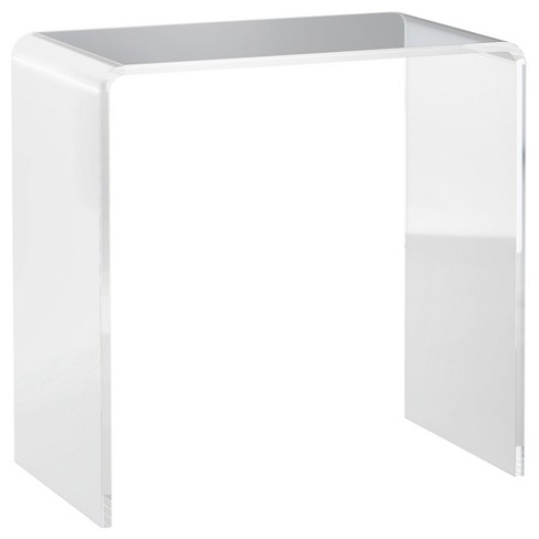 Acrylic side deals table small