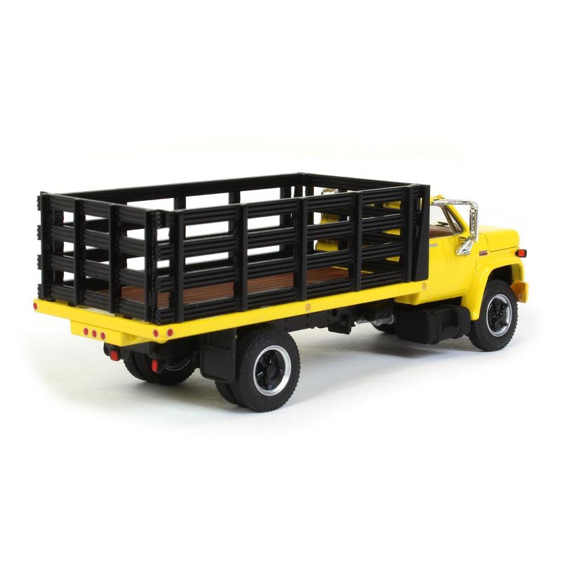 1/64 GMC 6500 Stake Bed Truck, Yellow With Black Stakes, First Gear Exclusive, DCP 60-0966, 3 of 6