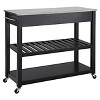 Stainless Steel Top Kitchen Cart/Island with Optional Stool Storage - Crosley - 3 of 4