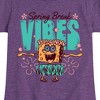 Girls' - SpongeBob SquarePants - Spring Break Vibes Fitted Short Sleeve Graphic T-Shirt - 2 of 4