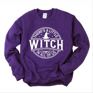 A Little Witch In All Of Us -  Womens Graphic Sweatshirt - 1 of 4