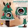 Christmas Cat Tree, 47.2in Christmas Tree Cat Tower with Teaser Ball, Festive Kitty Bed Furniture for Small Cats - 4 of 4