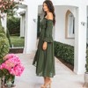 Anna-Kaci Women's Casual Boho Off Shoulder Gone With The Wind Dress - 4 of 4