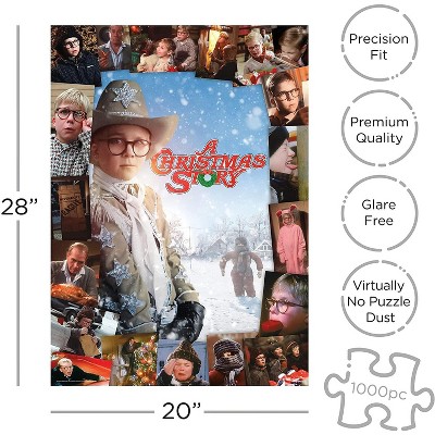 A Christmas Story Collage 1000 Piece Jigsaw Puzzle