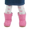 Sophia's 2-Pair, Winter Boots for 18" Dolls, Pink/Gray - 4 of 4