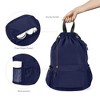 Generic Waterproof Drawstring Gym Backpack Bag for Men & Women, - 4 of 4