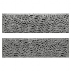 WaterHog 8.5"x30" Set of 4 Boxwood Indoor/Outdoor Stair Treads Door Mats - 1 of 4