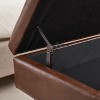 NicBex Rectangular Teddy Fabric Storage Ottoman Bench,Upholstered Storage Ottoman with Solid Wood Feet,Storage Bench for Living Room,Bedroom - 4 of 4