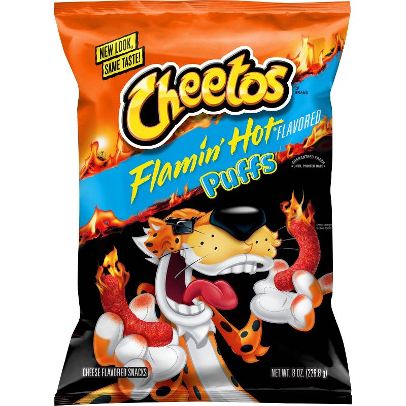 Cheetos Flamin Hot Puffs - 8oz, 1 of 7