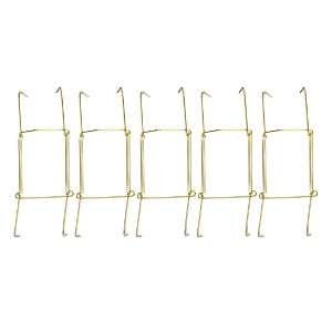 Unique Bargains U Type Hanger Invisible Wall Decorative Hooks with Tip Protectors 5 Pcs - 1 of 3