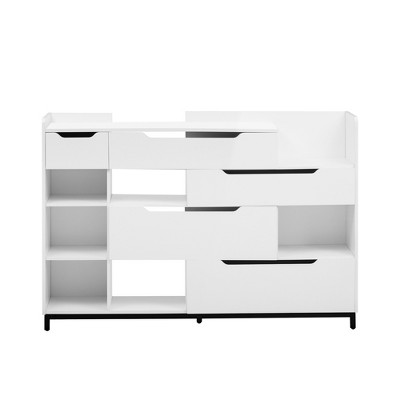 Bella Depot 57.1''W Cabinet for Entryway with Drawers and Shelves