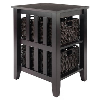 rattan nightstand target