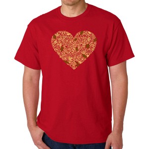 LA Pop Art Fall Vibes  - Men's Word Art T-Shirt - 1 of 4