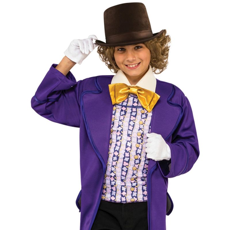 Rubies Willy Wonka & the Chocolate Factory: Willy Wonka Classic Boy's Costume, 3 of 5