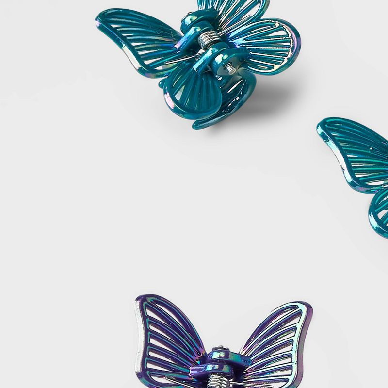 Butterfly Mini Hair Clip Set 10pc - Wild Fable&#8482;, 4 of 7