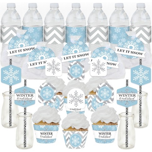 Winter Wonderland Party Favor Tag in Blue  Winter wonderland party, Party  favor tags, Winter wonderland baby shower