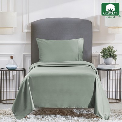 Twin Sage Green Soft Cotton Sheet Set