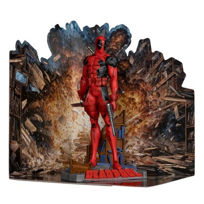Marvel Deadpool 1:10 Scale Red and Black PVC Action Figure