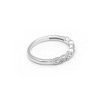 Zarina Anniversary Band Ring for Women Sterling Silver Cz Ginger Lyne Collection - image 3 of 4