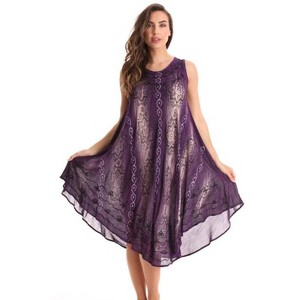Riviera Sun Sleeveless Umbrella Dresses for Women 21971-FUS-M - 1 of 3
