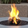 VEVOR Ceramic Fire Balls, 5 Inch 6 Pcs Round Fire Stones, Reusable Lava Rocks Indoor and Outdoor Use, Decorative Fire Pit Rocks for Propane, Black - 2 of 4