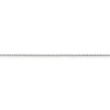 Black Bow Jewelry 1 mm, Sterling Silver, Beaded Chain Anklet - 10 inch - 2 of 4