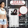 Brentwood Vacuum-Insulated Stainless Steel Sports Water Jug with Spout Straw Lid, and Handle with Fence Hook - 2 of 4