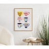 Kate & Laurel All Things Decor 16"x20" Gallery Botanical Coffee Shop Tea Cups Print by The Creative Bunch Studio Gold - image 4 of 4