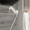 FUFU&GAGA Gray Entryway Shoe Cabinet Flip Up Double Drawer Patchwork Woodgrain - 3 of 4