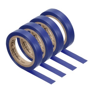 Unique Bargains PVC Thin Sticky Seal Tennis Badminton Racket Grip Finishing Tapes 26Ft 4 Pcs - 1 of 4