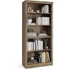 71" Tall Bookcase,Wooden Bookshelf with 5 Tiers, Open Storage, Modern Book Shelf, Floor Standing Display Shelves for Bedroom, Living Room and Office - 2 of 4