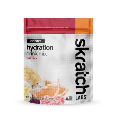 Skratch Labs Fruit Punch Sport Hydration Drink Mix 60-Serving Bag - 46.5oz