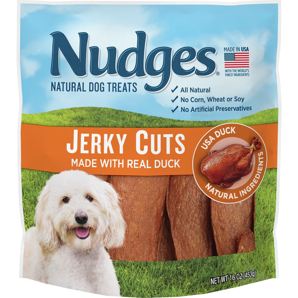 UPC 031400052535 product image for Nudges Duck Jerky Cuts Natural Dog Treats - 16oz | upcitemdb.com