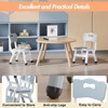 3-Level Height Adjustable Kids Chairs - Plastic Toddler Chairs with Non-Slip Pads for Children Ages 2-12 - 4 of 4
