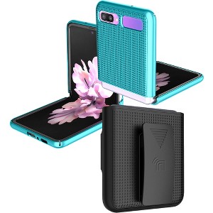 Nakedcellphone Slim Case and Belt Clip Holster Combo for Samsung Galaxy Z Flip 5G (1st and 2nd Gen) - 1 of 4