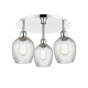Salina - 3 Light Flush Mount In Industrial Style-9.5 Inches Tall and 16.75 Inches Wide - 1 of 1