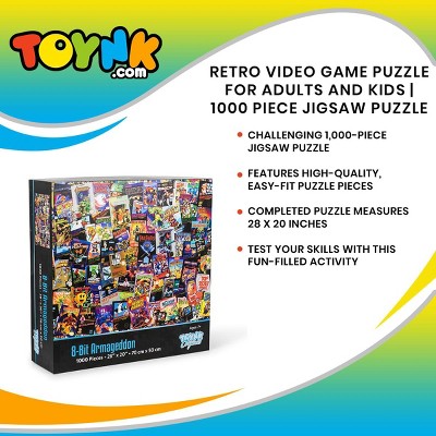 8-Bit Armageddon Retro Video Game 1000 Piece Jigsaw Puzzle