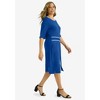 Jessica London Women's Plus Size Side Tie Maxi Dress - 4 of 4