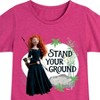 Girls' - Disney - Brave Merida Stand Your Ground Fitted Short Sleeve Graphic T-Shirt - 2 of 4