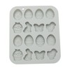 Unique Bargains Chocolate Mould 6-Cavity Easter Bunny Egg Butterfly Candy Mould Hand Wash 5.83"x4.92"x0.47" 1 Pc - 3 of 4