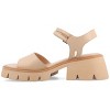Journee Collection Womens Tillee Treaded Outsole Platform Sandals - 2 of 4
