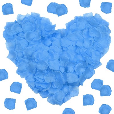 Unique Bargains Silk Faux Reusable Artificial Flower Rose Petals 1.97 x 1.97" 3000 Pcs