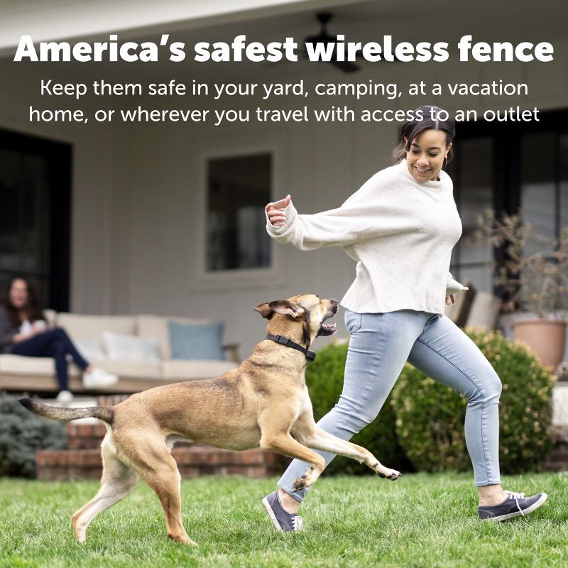 PetSafe Stay and Play Adjustable Wireless Fence Rechargeable Receiver Collar - Black, 6 of 11