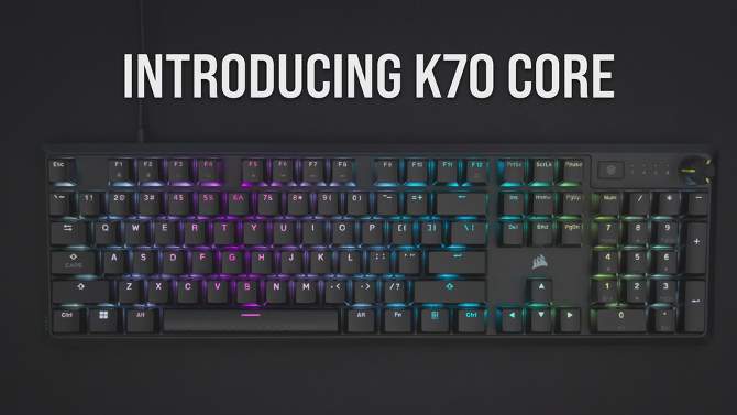 Corsair K70 Core RGB Gaming Keyboard, 2 of 13, play video