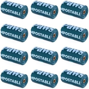 ZippyPaws ecoZippy Bags - Pet Waste Bags - 12 Rolls - 1 of 1