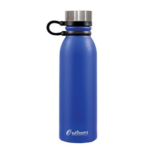 Outdoors Professional 20-Oz. Stainless Steel Double-Walled Vacuum-Insulated Travel Bottle with Leakproof Screw Cap - 1 of 4