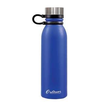 Outdoors Professional 20-Oz. Stainless Steel Double-Walled Vacuum-Insulated Travel Bottle with Leakproof Screw Cap
